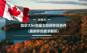 BC省移民申请的要求