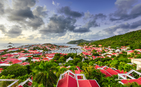 Saint Barthelemy Skyline Harbor Caribbean 1
